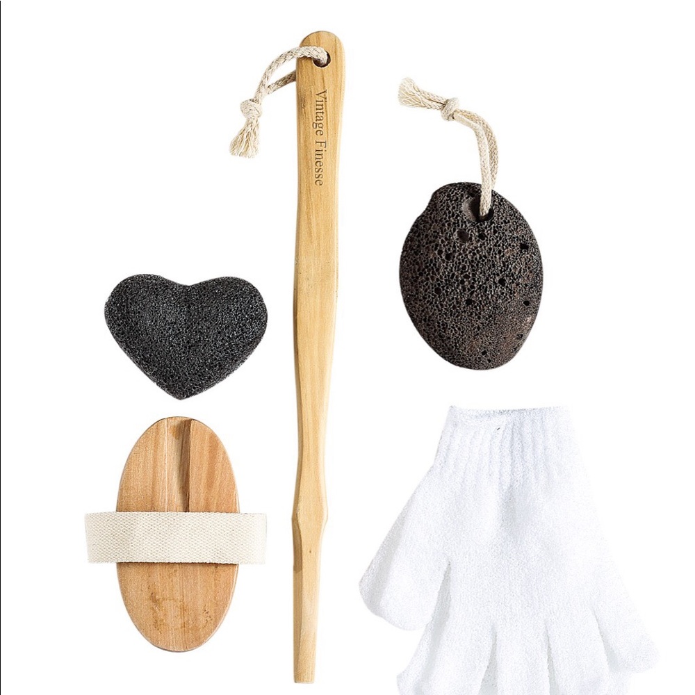 Bundle deal of 3 sets - Dry bath body brushes